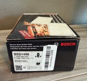 BOSCH BSD1498 Severe Duty Disc Brake Pad Set - Rear / Open Box